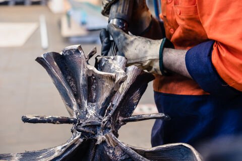 Public Art Fund Presents Four Monumental Bronze Sculptures by Huma Bhabha at Brooklyn Bridge Park