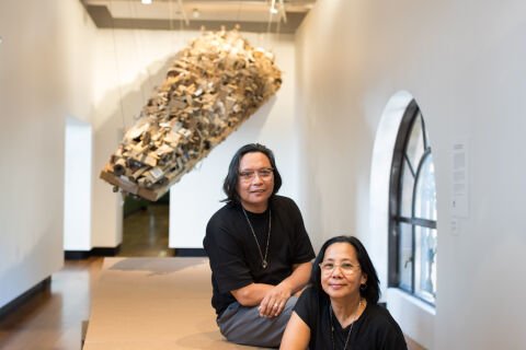 Public Art Fund Presents Four Monumental Bronze Sculptures by Huma Bhabha at Brooklyn Bridge Park