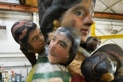 BHARTI KHER'S ANCESTOR AT DORIS C. FREEDMAN PLAZA, CENTRAL PARK