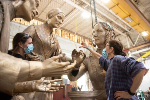 For Three Suffragists, a Monument Well Past Due