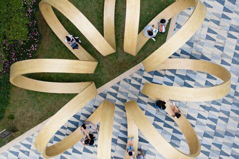 Paul Cocksedge's Time Loop Installation Echoes Ongoing Hong Kong Transformation